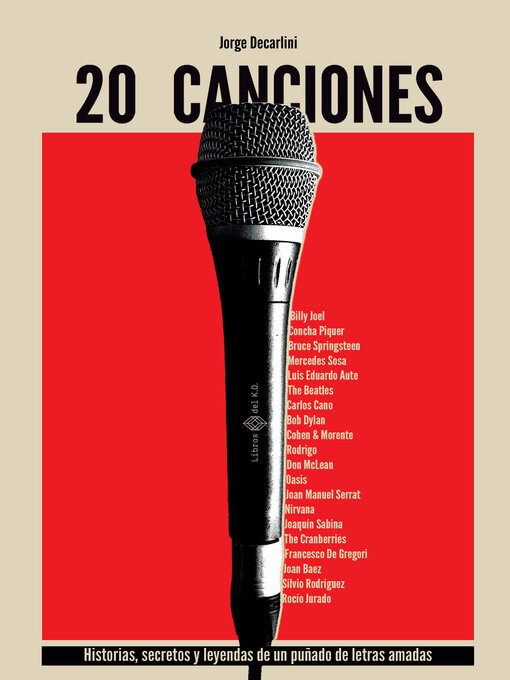 Title details for 20 canciones by Jorge Decarlini - Available